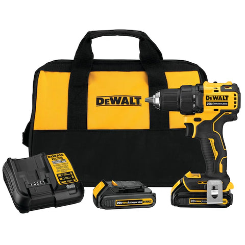 Factory Refurbished DeWalt  ATOMIC™ 20V MAX* Brushless Compact 1/2 in. Drill/Driver Kit DCD708C2