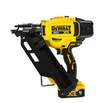 Factory Refurbished DEWALT® 20V MAX* Brushless Cordless 30° Paper Tape Framing Nailer Kit DCN930P1