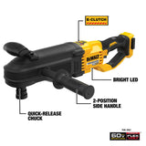 Factory Refurbished Dewalt 60V MAX* Brushless Cordless Quick-Change Stud and Joist Drill With E-CLUTCH® System Kit DCD471X1R