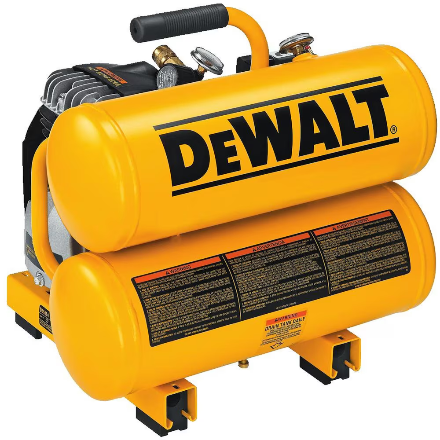 Factory Refurbished DeWalt  4 Gal. 1.1 HP Continuous Electric Hand Carry Air Compressor D55151