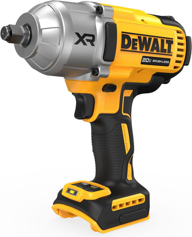 Factory Refurbished DEWALT 20V MAX XR Impact Wrench, 1/2 In Cordless, High Torque, 4 Speed Precision Mode, Tool Only (DCF900B)