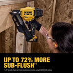 Factory Refurbished DEWALT® 20V MAX* Brushless Cordless 30° Paper Tape Framing Nailer Kit DCN930P1