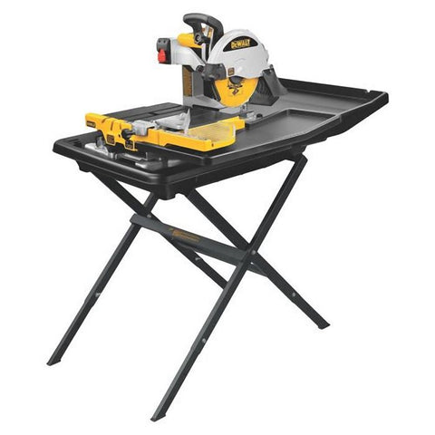 Factory Refurbished DEWALT 10 in. Wet Tile Saw with Stand D24000S