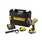 Factory Refurbished DEWALT 20V MAX* XR® Lithium Ion Brushless 3-Speed Hammerdrill Kit DCD996P2