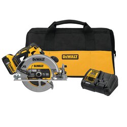 Factory Refurbished DeWALT 20V MAX* 7-1/4 IN. BRUSHLESS XR® CIRCULAR SAW KIT WITH 5.0 AH BATTERY DCS570P1