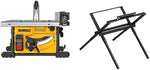 Factory refurbished Dewalt  8-1/4 in. Compact Jobsite Table Saw W/Stand  DWE7485WS