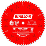 Diablo 10 in. x 60 Tooth Fine Finish Slide Miter Saw Blade D1060S