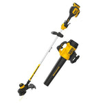 Factory Refurbished DEWALT 20V MAX Lithium-Ion Cordless String Trimmer and Blower Combo Kit (2-Tool) with 4Ah Battery and Charger DCK097M1