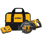 Factory Refurbished DeWalt FLEXVOLT® 60V MAX* 7-1/4 in. Cordless Worm Drive Style Saw 9.0Ah Battery Kit DCS577X1