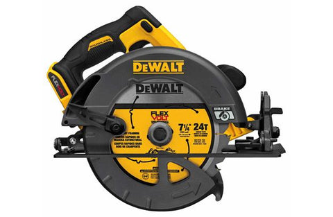 Fra Genre spin Dewalt FLEXVOLT® 60V MAX* 7-1/4 in. CIRCULAR SAW w/Brake (Tool Only) D –  Tonys Power Tools